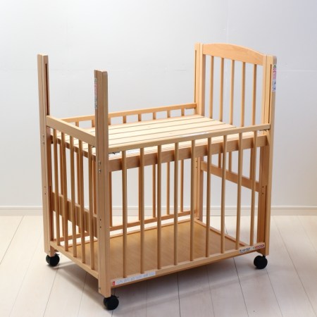 澤田工業（サワベビー）トリプルスライドミニベッドP型コパン　ナチュラル