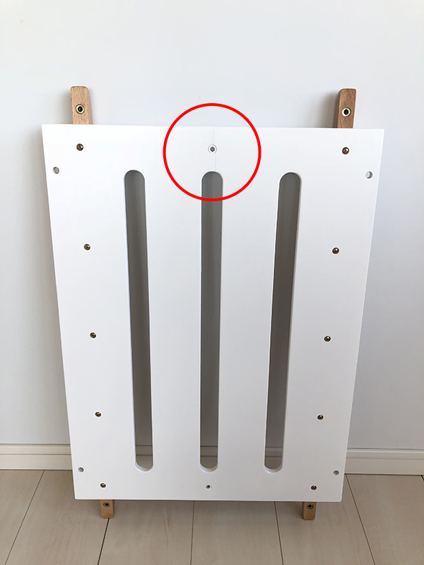 リリワゴン　センターボードに亀裂が